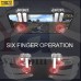 OkaeYa Combo 2 in 1 PUBG Mobile Game Controller Cellphone Gamepad Accessories Trigger Sensitive Shoot Aim Keys Button L1R1 L2 R2 Shooter Joystick for PUBG/Fortnite/Knives Out/Rules of Survival.